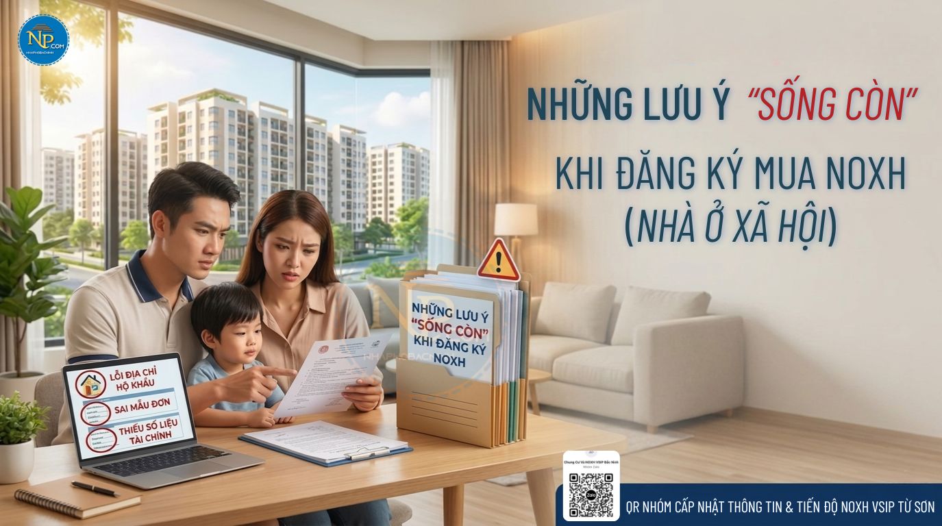 Những lưu ý “sống còn” khi đăng ký Nhà Ở Xã Hội (NOXH)