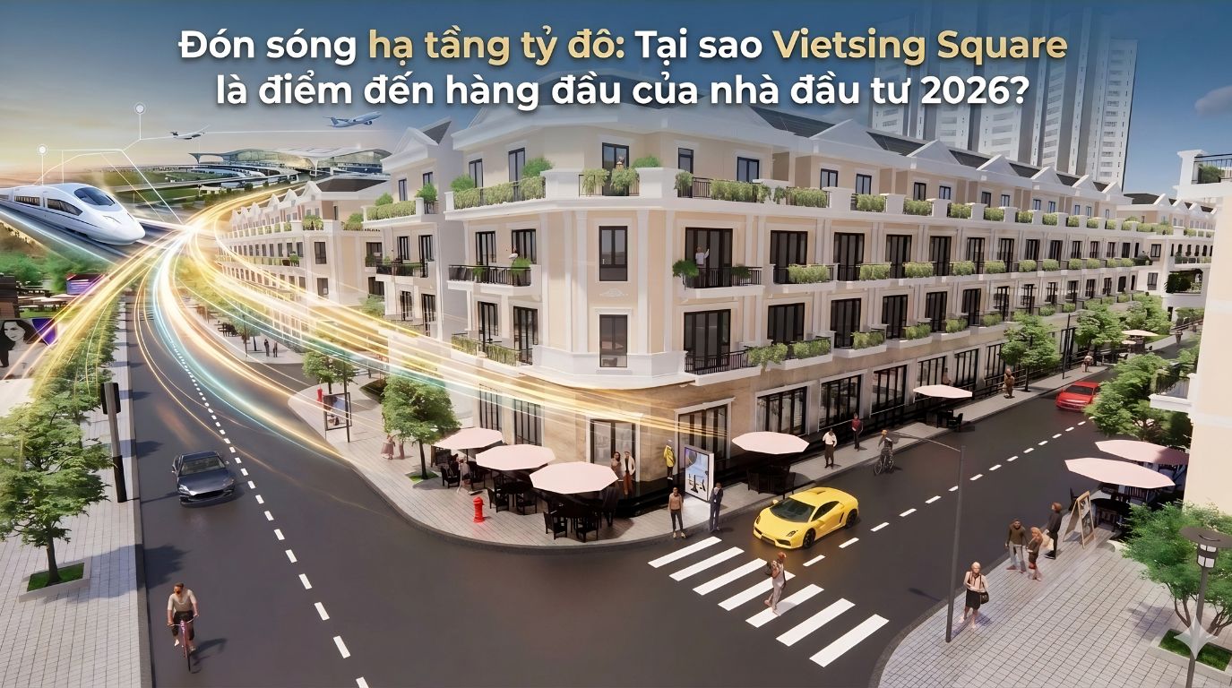 Đón sóng hạ tầng tỷ đô: Tại sao Vietsing Square là điểm đến hàng đầu của nhà đầu tư 2026? 